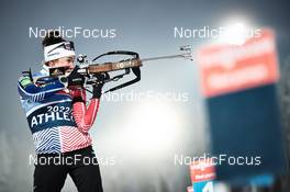 28.11.2022, Kontiolahti, Finland (FIN): Lou Jeanmonnot (FRA) - IBU World Cup Biathlon, training, Kontiolahti (FIN). www.nordicfocus.com. © Osula/NordicFocus. Every downloaded picture is fee-liable.