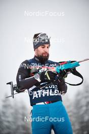 28.11.2022, Kontiolahti, Finland (FIN): Patrick Braunhofer (ITA) - IBU World Cup Biathlon, training, Kontiolahti (FIN). www.nordicfocus.com. © Osula/NordicFocus. Every downloaded picture is fee-liable.