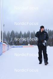 26.11.2022, Kontiolahti, Finland (FIN): Daniel Osterauer (AUT), Infront - IBU World Cup Biathlon, training, Kontiolahti (FIN). www.nordicfocus.com. © Manzoni/NordicFocus. Every downloaded picture is fee-liable.