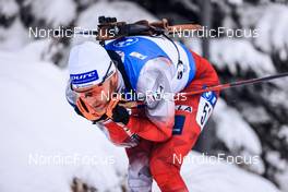 11.12.2022, Hochfilzen, Austria (AUT): Simon Eder (AUT) -  IBU World Cup Biathlon, pursuit men, Hochfilzen (AUT). www.nordicfocus.com. © Manzoni/NordicFocus. Every downloaded picture is fee-liable.