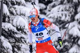 11.12.2022, Hochfilzen, Austria (AUT): Adam Runnalls (CAN) -  IBU World Cup Biathlon, pursuit men, Hochfilzen (AUT). www.nordicfocus.com. © Manzoni/NordicFocus. Every downloaded picture is fee-liable.