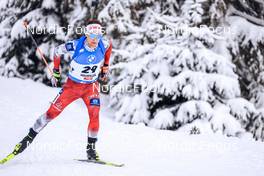 11.12.2022, Hochfilzen, Austria (AUT): Felix Leitner (AUT) -  IBU World Cup Biathlon, pursuit men, Hochfilzen (AUT). www.nordicfocus.com. © Manzoni/NordicFocus. Every downloaded picture is fee-liable.