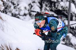 11.12.2022, Hochfilzen, Austria (AUT): Vytautas Strolia (LTU) -  IBU World Cup Biathlon, pursuit men, Hochfilzen (AUT). www.nordicfocus.com. © Manzoni/NordicFocus. Every downloaded picture is fee-liable.