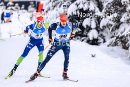 11.12.2022, Hochfilzen, Austria (AUT): Roman Rees (GER) -  IBU World Cup Biathlon, pursuit men, Hochfilzen (AUT). www.nordicfocus.com. © Manzoni/NordicFocus. Every downloaded picture is fee-liable.