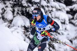 11.12.2022, Hochfilzen, Austria (AUT): Didier Bionaz (ITA) -  IBU World Cup Biathlon, pursuit men, Hochfilzen (AUT). www.nordicfocus.com. © Manzoni/NordicFocus. Every downloaded picture is fee-liable.