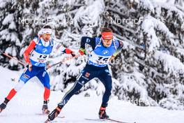 11.12.2022, Hochfilzen, Austria (AUT): Benedikt Doll (GER) -  IBU World Cup Biathlon, pursuit men, Hochfilzen (AUT). www.nordicfocus.com. © Manzoni/NordicFocus. Every downloaded picture is fee-liable.