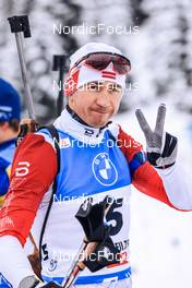 11.12.2022, Hochfilzen, Austria (AUT): Andrejs Rastorgujevs (LAT) -  IBU World Cup Biathlon, pursuit men, Hochfilzen (AUT). www.nordicfocus.com. © Manzoni/NordicFocus. Every downloaded picture is fee-liable.