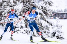 11.12.2022, Hochfilzen, Austria (AUT): Sean Doherty (USA) -  IBU World Cup Biathlon, pursuit men, Hochfilzen (AUT). www.nordicfocus.com. © Manzoni/NordicFocus. Every downloaded picture is fee-liable.