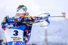 11.12.2022, Hochfilzen, Austria (AUT): Sturla Holm Laegreid (NOR) -  IBU World Cup Biathlon, pursuit men, Hochfilzen (AUT). www.nordicfocus.com. © Manzoni/NordicFocus. Every downloaded picture is fee-liable.