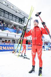 11.12.2022, Hochfilzen, Austria (AUT): Niklas Hartweg (SUI) -  IBU World Cup Biathlon, pursuit men, Hochfilzen (AUT). www.nordicfocus.com. © Manzoni/NordicFocus. Every downloaded picture is fee-liable.