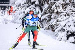 11.12.2022, Hochfilzen, Austria (AUT): Vladimir Iliev (BUL) -  IBU World Cup Biathlon, pursuit men, Hochfilzen (AUT). www.nordicfocus.com. © Manzoni/NordicFocus. Every downloaded picture is fee-liable.