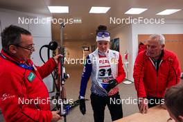 10.12.2022, Hochfilzen, Austria (AUT): Lou Jeanmonnot (FRA) -  IBU World Cup Biathlon, pursuit women, Hochfilzen (AUT). www.nordicfocus.com. © Manzoni/NordicFocus. Every downloaded picture is fee-liable.