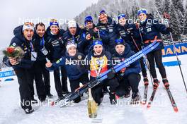 10.12.2022, Hochfilzen, Austria (AUT): Julia Simon (FRA) -  IBU World Cup Biathlon, pursuit women, Hochfilzen (AUT). www.nordicfocus.com. © Manzoni/NordicFocus. Every downloaded picture is fee-liable.
