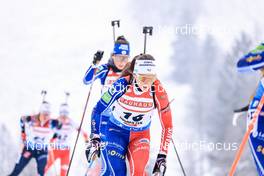 10.12.2022, Hochfilzen, Austria (AUT): Anais Chevalier-Bouchet (FRA) -  IBU World Cup Biathlon, pursuit women, Hochfilzen (AUT). www.nordicfocus.com. © Manzoni/NordicFocus. Every downloaded picture is fee-liable.