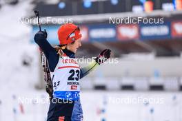10.12.2022, Hochfilzen, Austria (AUT): Sophia Schneider (GER) -  IBU World Cup Biathlon, pursuit women, Hochfilzen (AUT). www.nordicfocus.com. © Manzoni/NordicFocus. Every downloaded picture is fee-liable.