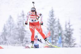 10.12.2022, Hochfilzen, Austria (AUT): Lena Haecki-Gross (SUI) -  IBU World Cup Biathlon, pursuit women, Hochfilzen (AUT). www.nordicfocus.com. © Manzoni/NordicFocus. Every downloaded picture is fee-liable.
