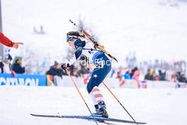 10.12.2022, Hochfilzen, Austria (AUT): Deedra Irwin (USA) -  IBU World Cup Biathlon, pursuit women, Hochfilzen (AUT). www.nordicfocus.com. © Manzoni/NordicFocus. Every downloaded picture is fee-liable.