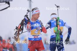 10.12.2022, Hochfilzen, Austria (AUT): Felix Leitner (AUT) -  IBU World Cup Biathlon, relay men, Hochfilzen (AUT). www.nordicfocus.com. © Manzoni/NordicFocus. Every downloaded picture is fee-liable.