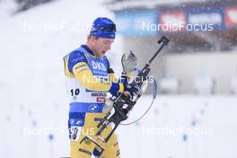10.12.2022, Hochfilzen, Austria (AUT): Sebastian Samuelsson (SWE) -  IBU World Cup Biathlon, relay men, Hochfilzen (AUT). www.nordicfocus.com. © Manzoni/NordicFocus. Every downloaded picture is fee-liable.