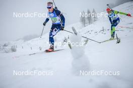 10.12.2022, Hochfilzen, Austria (AUT): Tuomas Harjula (FIN), Lovro Planko (SLO), (l-r) -  IBU World Cup Biathlon, relay men, Hochfilzen (AUT). www.nordicfocus.com. © Manzoni/NordicFocus. Every downloaded picture is fee-liable.