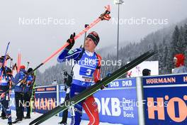 10.12.2022, Hochfilzen, Austria (AUT): Quentin Fillon Maillet (FRA) -  IBU World Cup Biathlon, relay men, Hochfilzen (AUT). www.nordicfocus.com. © Manzoni/NordicFocus. Every downloaded picture is fee-liable.