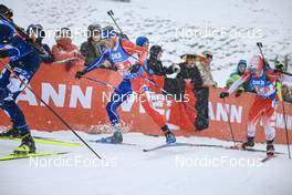 10.12.2022, Hochfilzen, Austria (AUT): Antonin Guigonnat (FRA) -  IBU World Cup Biathlon, relay men, Hochfilzen (AUT). www.nordicfocus.com. © Manzoni/NordicFocus. Every downloaded picture is fee-liable.