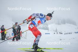 10.12.2022, Hochfilzen, Austria (AUT): David Komatz (AUT) -  IBU World Cup Biathlon, relay men, Hochfilzen (AUT). www.nordicfocus.com. © Manzoni/NordicFocus. Every downloaded picture is fee-liable.
