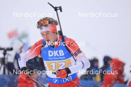 10.12.2022, Hochfilzen, Austria (AUT): Jules Burnotte (CAN) -  IBU World Cup Biathlon, relay men, Hochfilzen (AUT). www.nordicfocus.com. © Manzoni/NordicFocus. Every downloaded picture is fee-liable.