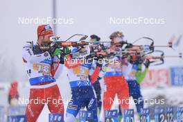 10.12.2022, Hochfilzen, Austria (AUT): Joscha Burkhalter (SUI) -  IBU World Cup Biathlon, relay men, Hochfilzen (AUT). www.nordicfocus.com. © Manzoni/NordicFocus. Every downloaded picture is fee-liable.