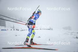 10.12.2022, Hochfilzen, Austria (AUT): Artem Pryma (UKR) -  IBU World Cup Biathlon, relay men, Hochfilzen (AUT). www.nordicfocus.com. © Manzoni/NordicFocus. Every downloaded picture is fee-liable.