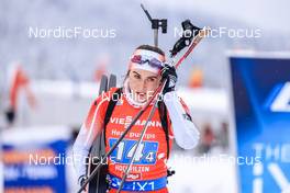 11.12.2022, Hochfilzen, Austria (AUT): Benita Peiffer (CAN) -  IBU World Cup Biathlon, relay women, Hochfilzen (AUT). www.nordicfocus.com. © Manzoni/NordicFocus. Every downloaded picture is fee-liable.
