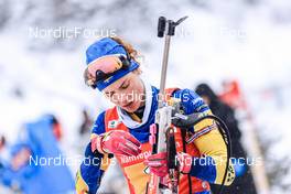 11.12.2022, Hochfilzen, Austria (AUT): Hanna Oeberg (SWE) -  IBU World Cup Biathlon, relay women, Hochfilzen (AUT). www.nordicfocus.com. © Manzoni/NordicFocus. Every downloaded picture is fee-liable.