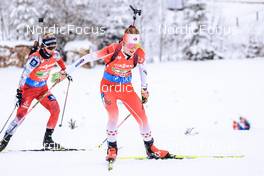 11.12.2022, Hochfilzen, Austria (AUT): Emma Lunder (CAN) -  IBU World Cup Biathlon, relay women, Hochfilzen (AUT). www.nordicfocus.com. © Manzoni/NordicFocus. Every downloaded picture is fee-liable.