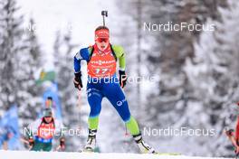 11.12.2022, Hochfilzen, Austria (AUT): Ziva Klemencic (SLO) -  IBU World Cup Biathlon, relay women, Hochfilzen (AUT). www.nordicfocus.com. © Manzoni/NordicFocus. Every downloaded picture is fee-liable.