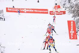 11.12.2022, Hochfilzen, Austria (AUT): Linn Persson (SWE), Elisa Gasparin (SUI), (l-r) -  IBU World Cup Biathlon, relay women, Hochfilzen (AUT). www.nordicfocus.com. © Manzoni/NordicFocus. Every downloaded picture is fee-liable.