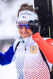 11.12.2022, Hochfilzen, Austria (AUT): Lou Jeanmonnot (FRA) -  IBU World Cup Biathlon, relay women, Hochfilzen (AUT). www.nordicfocus.com. © Manzoni/NordicFocus. Every downloaded picture is fee-liable.