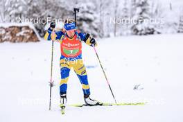11.12.2022, Hochfilzen, Austria (AUT): Anna Magnusson (SWE) -  IBU World Cup Biathlon, relay women, Hochfilzen (AUT). www.nordicfocus.com. © Manzoni/NordicFocus. Every downloaded picture is fee-liable.