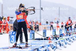 11.12.2022, Hochfilzen, Austria (AUT): Chloe Chevalier (FRA) -  IBU World Cup Biathlon, relay women, Hochfilzen (AUT). www.nordicfocus.com. © Manzoni/NordicFocus. Every downloaded picture is fee-liable.