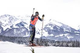 09.12.2022, Hochfilzen, Austria (AUT): Justus Strelow (GER) -  IBU World Cup Biathlon, sprint men, Hochfilzen (AUT). www.nordicfocus.com. © Manzoni/NordicFocus. Every downloaded picture is fee-liable.