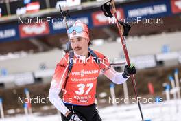 09.12.2022, Hochfilzen, Austria (AUT): Adam Runnalls (CAN) -  IBU World Cup Biathlon, sprint men, Hochfilzen (AUT). www.nordicfocus.com. © Manzoni/NordicFocus. Every downloaded picture is fee-liable.