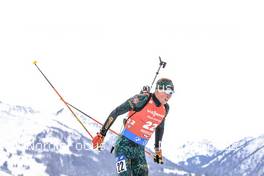 09.12.2022, Hochfilzen, Austria (AUT): Karol Dombrovski (LTU) -  IBU World Cup Biathlon, sprint men, Hochfilzen (AUT). www.nordicfocus.com. © Manzoni/NordicFocus. Every downloaded picture is fee-liable.