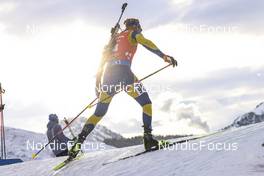 09.12.2022, Hochfilzen, Austria (AUT): Emil Nykvist (SWE) -  IBU World Cup Biathlon, sprint men, Hochfilzen (AUT). www.nordicfocus.com. © Manzoni/NordicFocus. Every downloaded picture is fee-liable.