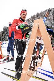 09.12.2022, Hochfilzen, Austria (AUT): Joscha Burkhalter (SUI) -  IBU World Cup Biathlon, sprint men, Hochfilzen (AUT). www.nordicfocus.com. © Manzoni/NordicFocus. Every downloaded picture is fee-liable.