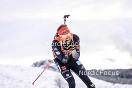 09.12.2022, Hochfilzen, Austria (AUT): David Zobel (GER) -  IBU World Cup Biathlon, sprint men, Hochfilzen (AUT). www.nordicfocus.com. © Manzoni/NordicFocus. Every downloaded picture is fee-liable.