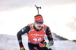 09.12.2022, Hochfilzen, Austria (AUT): Benedikt Doll (GER) -  IBU World Cup Biathlon, sprint men, Hochfilzen (AUT). www.nordicfocus.com. © Manzoni/NordicFocus. Every downloaded picture is fee-liable.