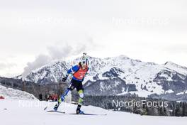 09.12.2022, Hochfilzen, Austria (AUT): Anton Dudchenko (UKR) -  IBU World Cup Biathlon, sprint men, Hochfilzen (AUT). www.nordicfocus.com. © Manzoni/NordicFocus. Every downloaded picture is fee-liable.