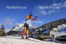 08.12.2022, Hochfilzen, Austria (AUT): Lotte Lie (BEL) -  IBU World Cup Biathlon, sprint women, Hochfilzen (AUT). www.nordicfocus.com. © Manzoni/NordicFocus. Every downloaded picture is fee-liable.