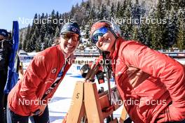 08.12.2022, Hochfilzen, Austria (AUT): Deedra Irwin (USA), Joanne Reid (USA), (l-r) -  IBU World Cup Biathlon, sprint women, Hochfilzen (AUT). www.nordicfocus.com. © Manzoni/NordicFocus. Every downloaded picture is fee-liable.
