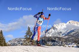 08.12.2022, Hochfilzen, Austria (AUT): Caroline Colombo (FRA) -  IBU World Cup Biathlon, sprint women, Hochfilzen (AUT). www.nordicfocus.com. © Manzoni/NordicFocus. Every downloaded picture is fee-liable.