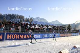 08.12.2022, Hochfilzen, Austria (AUT): Erika Janka (FIN), Regina Ermits (EST), (l-r) -  IBU World Cup Biathlon, sprint women, Hochfilzen (AUT). www.nordicfocus.com. © Manzoni/NordicFocus. Every downloaded picture is fee-liable.
